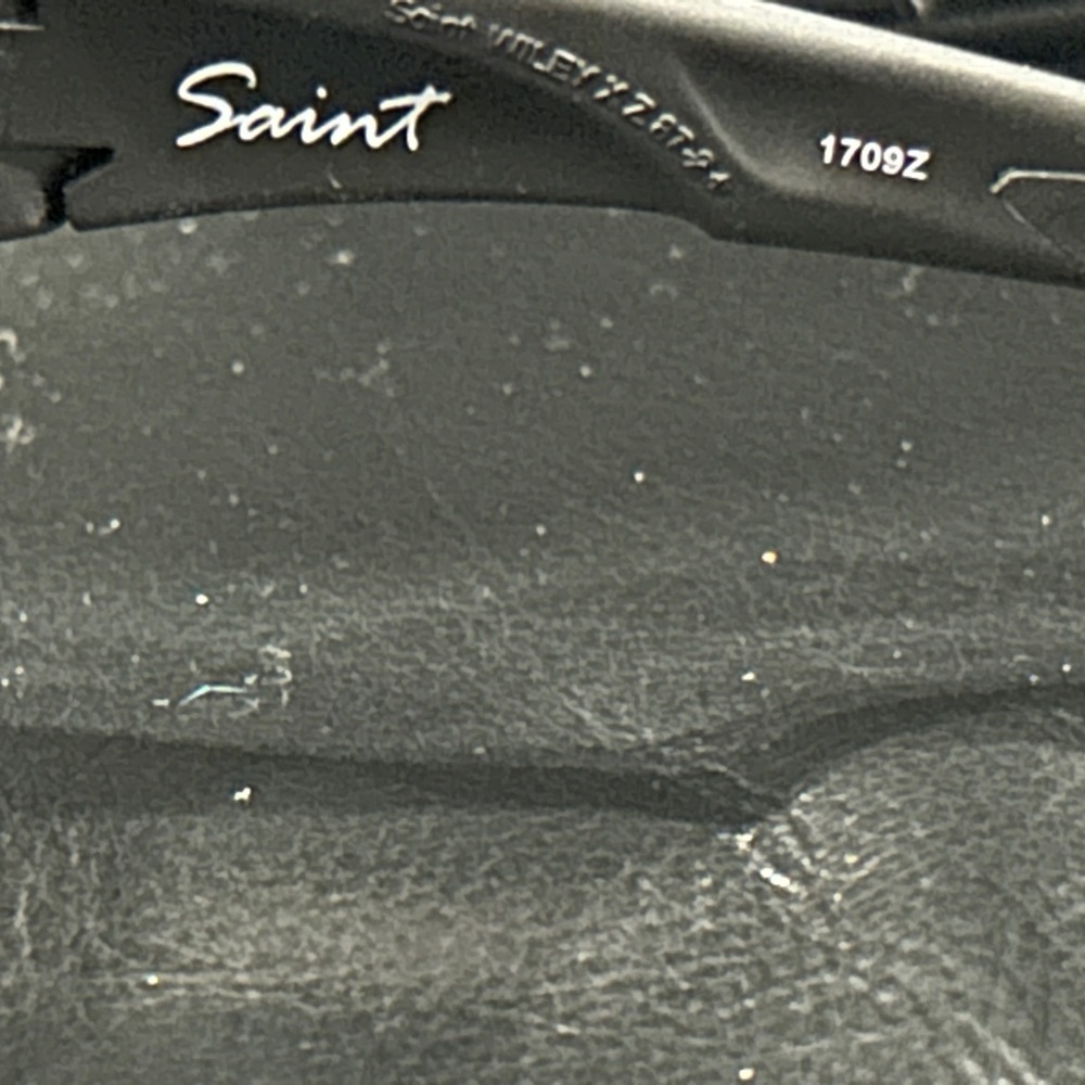 Wx Saint Black Rectangular Sunglasses - image 4